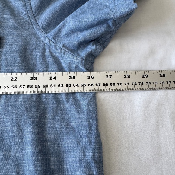 Hurley Men's Chambray Woven Short Sleeve‎ Button Up Cotton Shirt Blue XXL Casual - Picture 11 of 14